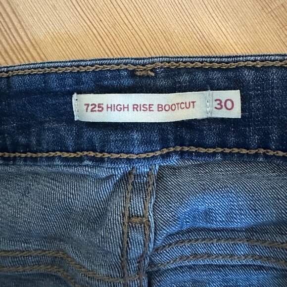 Levi's 725 High Rise Boot size 30 - Picture 3 of 4
